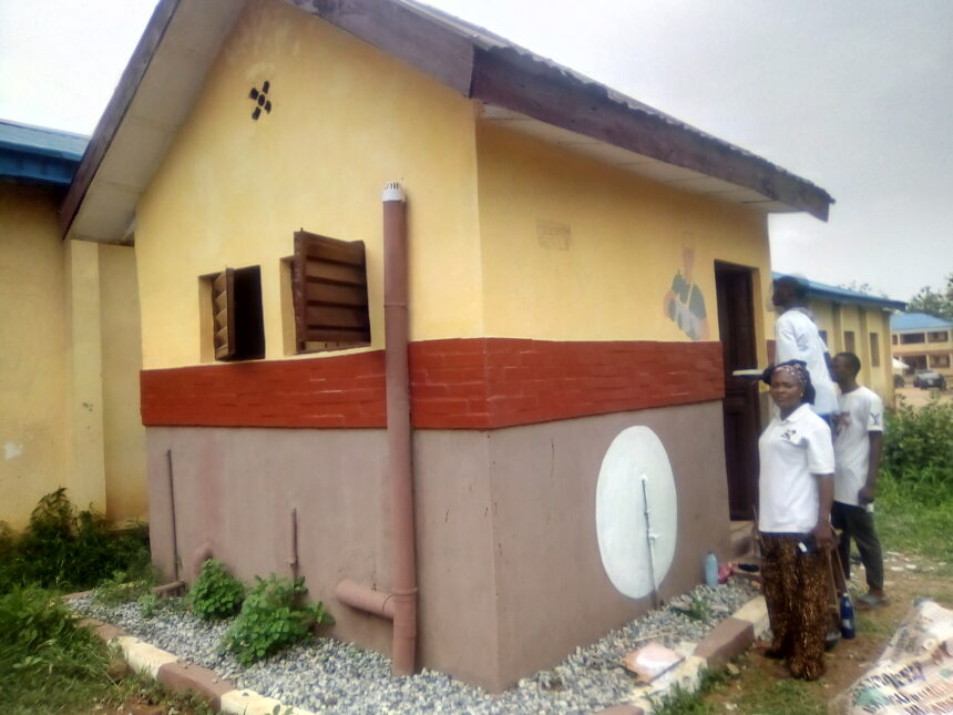 LABASCO: Applause as Teacher Balogun's students' toilet is inaugurated