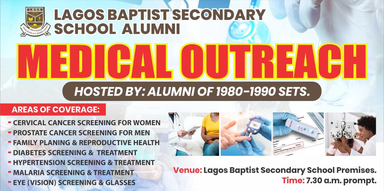 Medical outreach for LABASCO old students kicks off