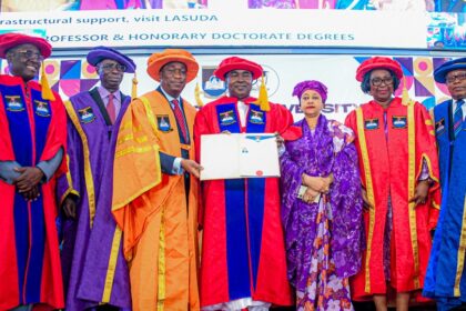 LASU: Sanwo-Olu celebrates Marwa, Pedro on doctorate awards