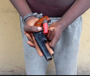 Police detain boy, 16, with pistol in Lagos