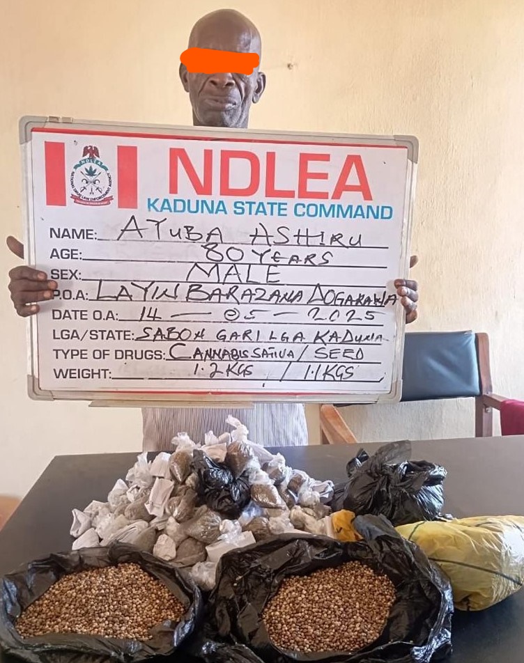 Two octogenarians arrested as NDLEA intercepts N3.2bn opioids