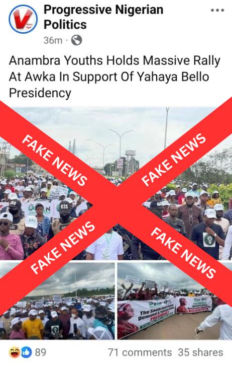 2027: Yayaha Bello dissociates self from repost of 2022 rally, says he supports Tinubu