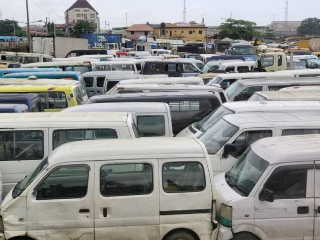 Lagos VIS impounds over 200 vehicles not road-worthy