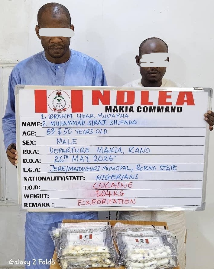 NDLEA busts syndicate sponsoring pilgrims with cocaine to hajj
