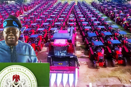 Tinubu launches 2000 tractors for mechanised farming