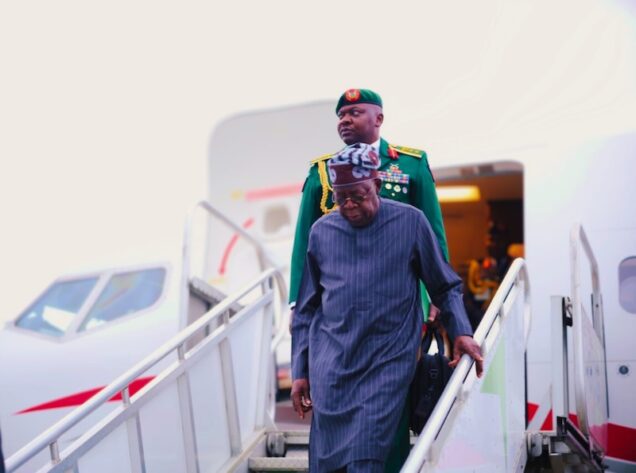 Tinubu arrives in Brazil to begin state visit