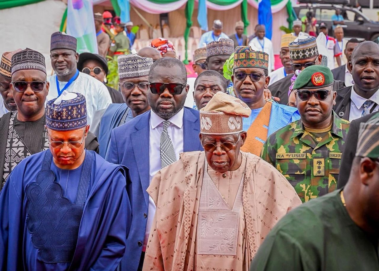 Tinubu in Kaduna, commends Sani’s developmental strides