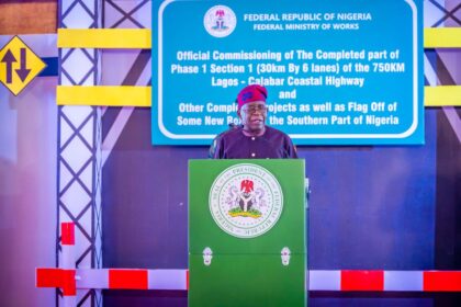 Tinubu inaugurates first phase of Lagos-Calabar Coastal Highway