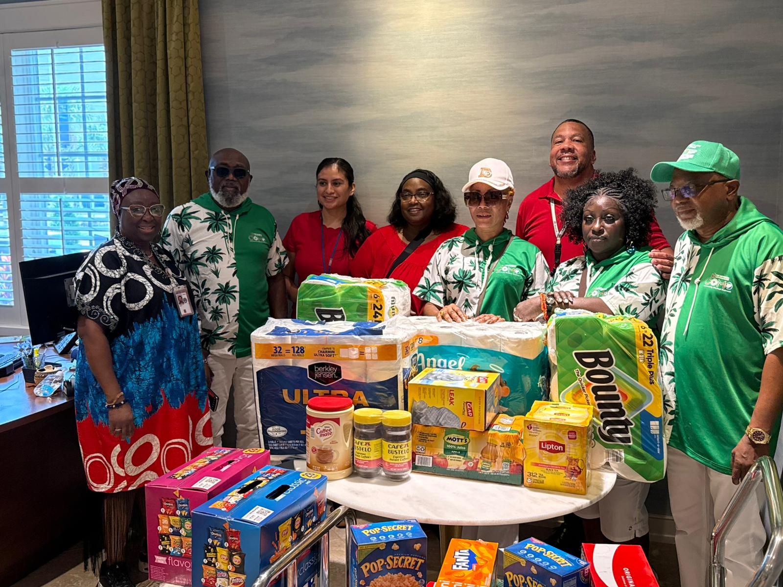 Kegites elders donate to US military veterans