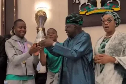 WAFCON: Tinubu gives Falcons national honour, cash, houses