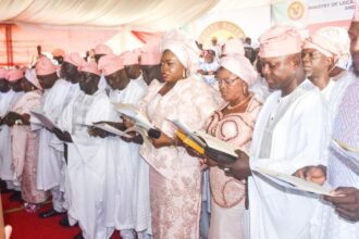 Sanwo-Olu swears in council chairmen, tasks them on autonomy