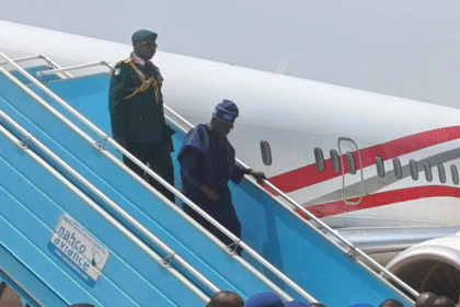 Tinubu arrives Katsina to receive Buhari’s body for burial