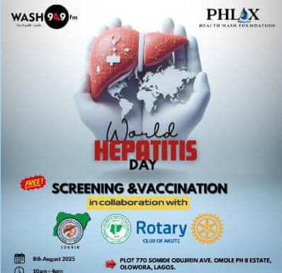 Hepatitis: WASH FM, Phlox foundation partner on free screening