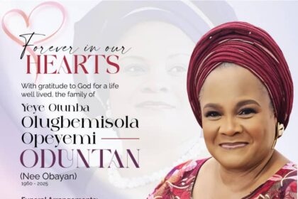 Olugbemisola Oduntan: Burial programme begins today