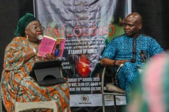 All eyes on Bunmi Oyinsan as she presents ‘A Ladder of Bones’