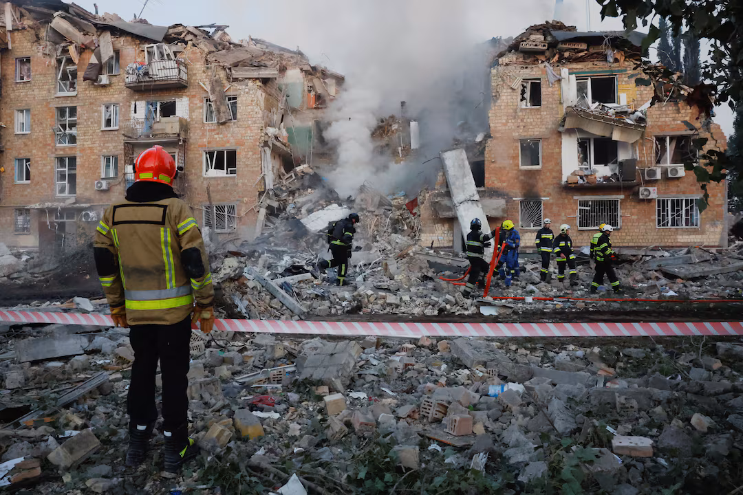 Russian airstrike hits EU office in Kyiv