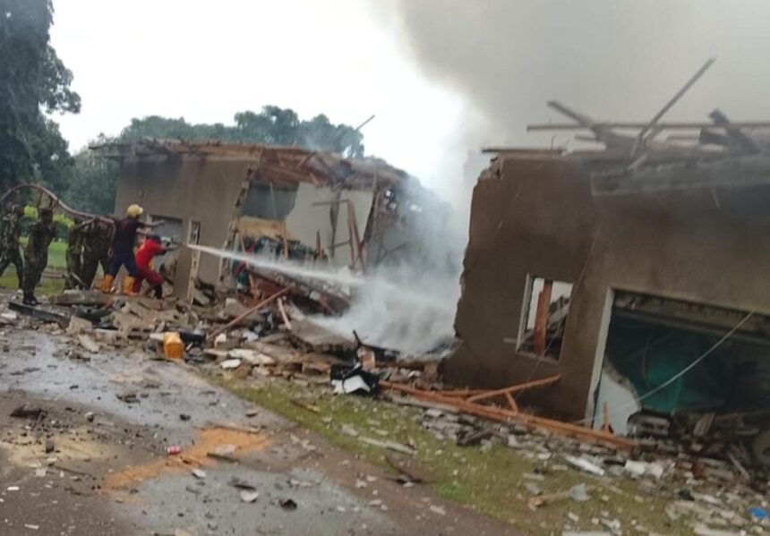 Army confirms explosion, fire at barracks in Ogun