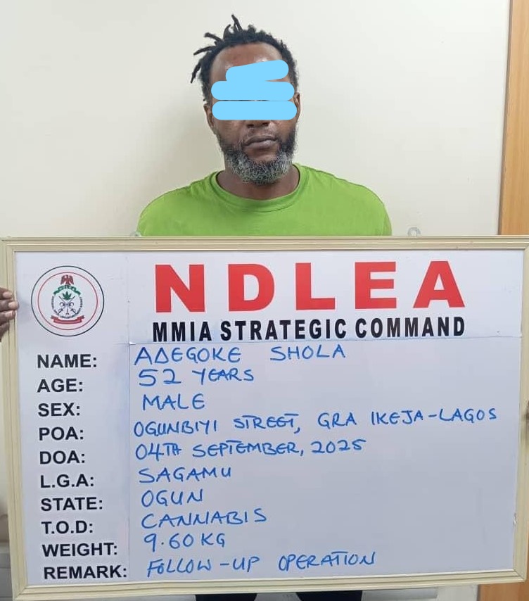 NDLEA smashes drug cartel, seizes N5.3bn cocaine