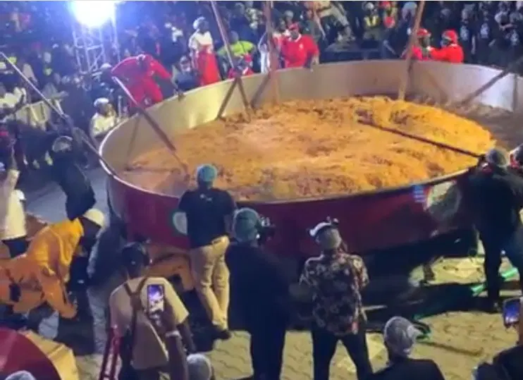 Guinness World Record confirms Baci’s largest pot of jollof rice