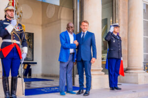 PHOTO NEWS: Tinubu and Macron of France at the Elysee Palace
