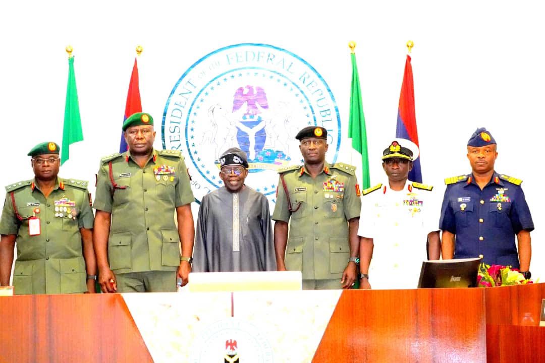 Tinubu to new service chiefs: Nigerians want results, not excuses