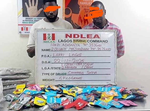 NDLEA uncovers illicit drugs packaged as Christmas cookies