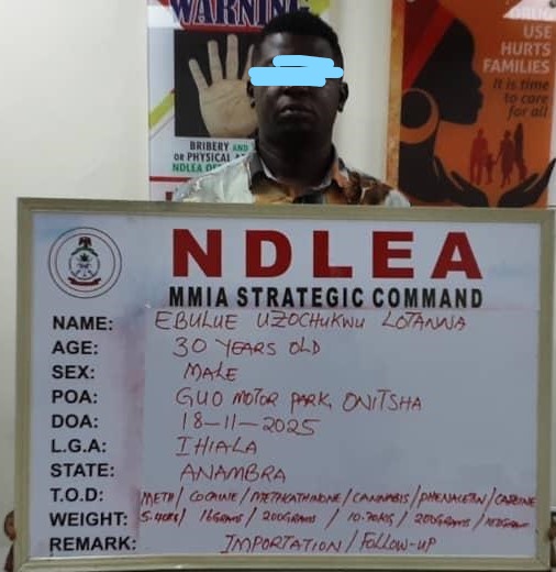 NDLEA intercepts Meth, cocaine in machine cylinders, auto parts