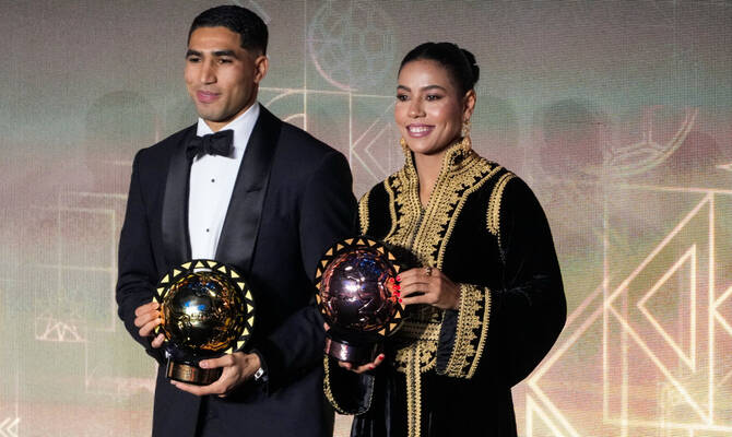 Hakimi, Chebbak lead Morocco’s Golden Night at CAF Awards
