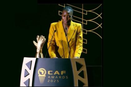 Nnadozie wins third straight CAF goalkeeper award