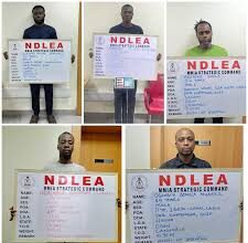 Cocaine, opioid: Five drug kingpins bag 21 years imprisonment