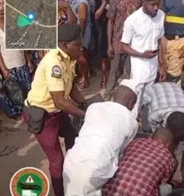 Driver absconds as truck kills two, injures three in Lagos