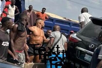 Anthony Joshua injured in Ogun road accident as two die (+Photos)