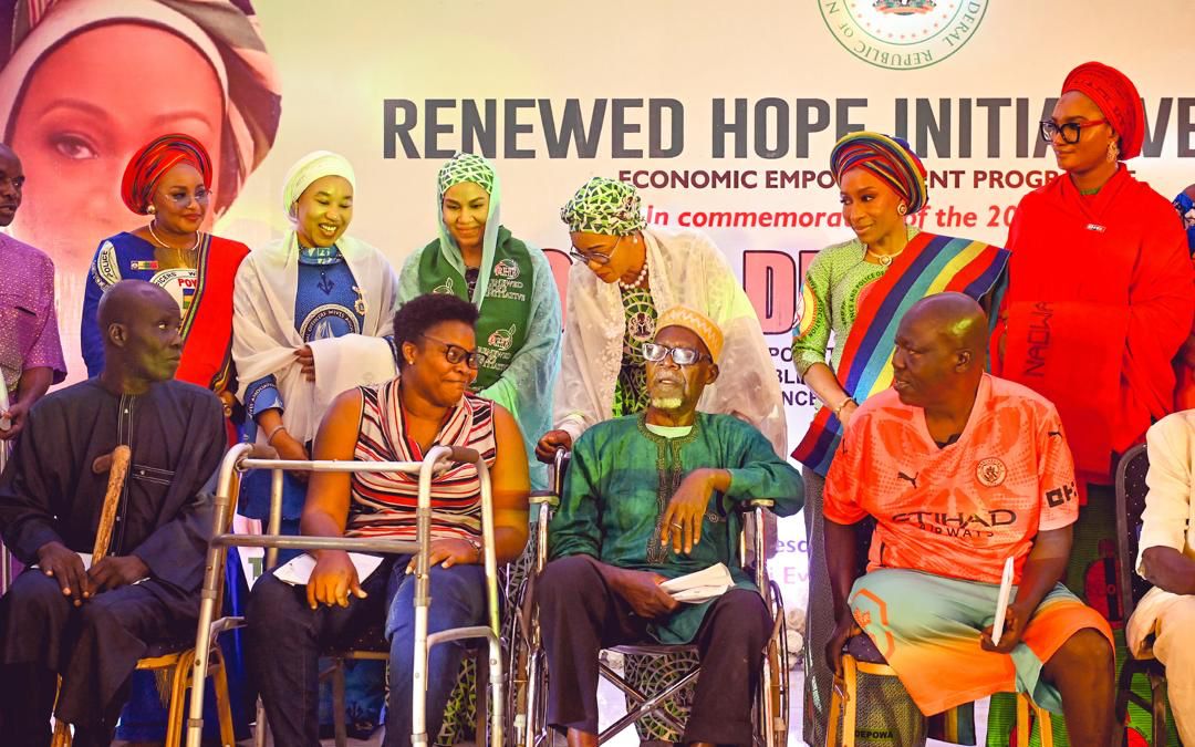 WDD: First Lady Remi Tinubu gives business support to PWDs