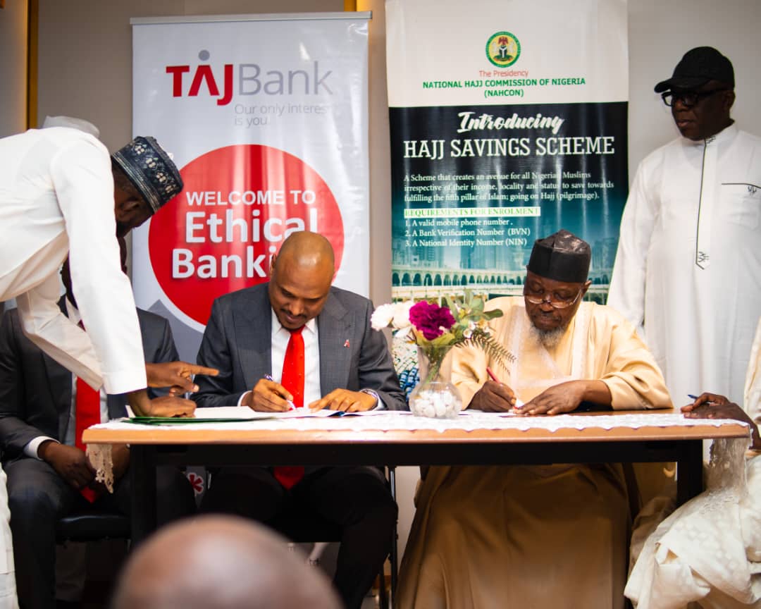 TAJBank, NAHCON sign MoU on hajj savings scheme