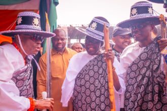 Tinubu participates in historic Eyo festival