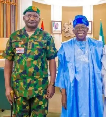 Ex-CDS, retired Gen Christopher Musa, meets Tinubu