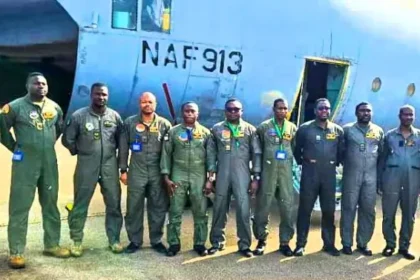NAF’s C-130 aircraft, crew in Accra, proceeding to Portugal