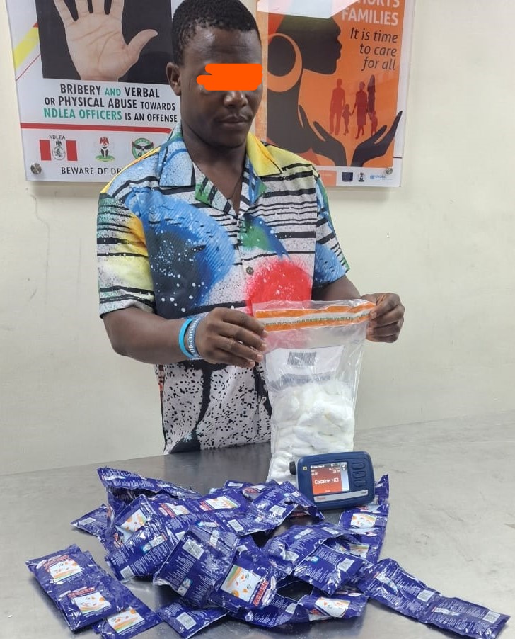 Ex-convict, three others arrested over UK-bound cocaine consignment