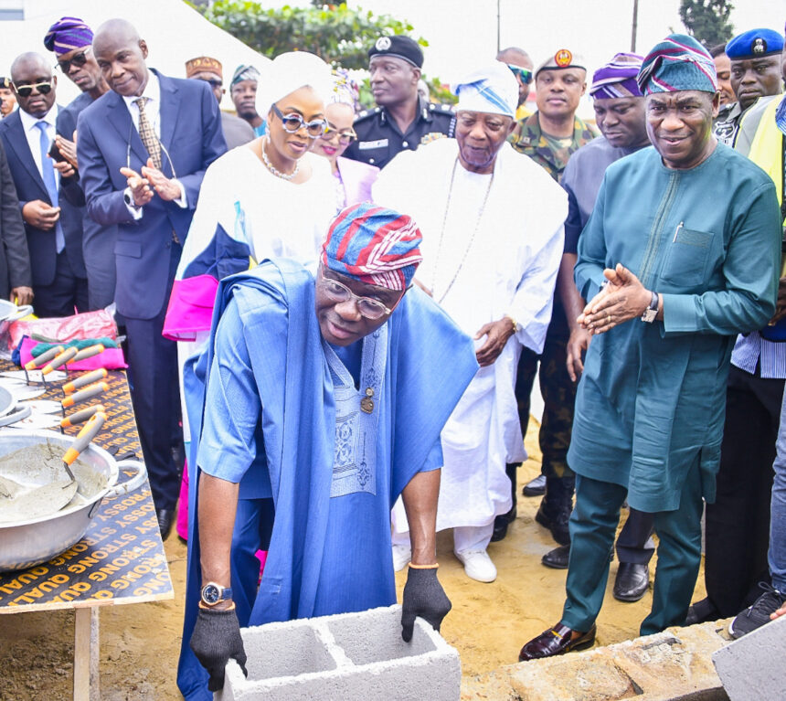 Sanwo-Olu performs groundbreaking for LSSTF’s permanent office