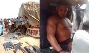 Anthony Joshua injured in Ogun road accident as two die (+Photos)