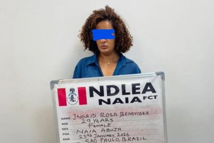 NDLEA intercepts Brazilian lady with N3b heroin in coffee packs