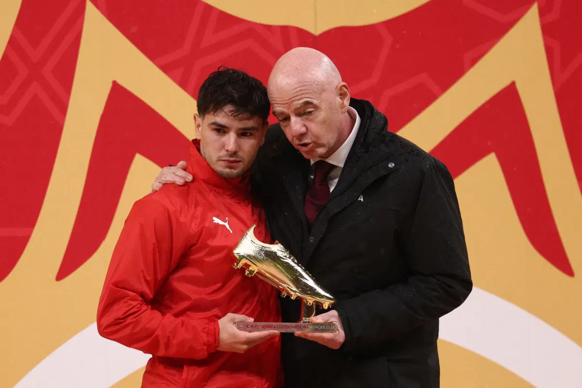 AFCON 2025: Morocco’s Díaz clinches golden boot award