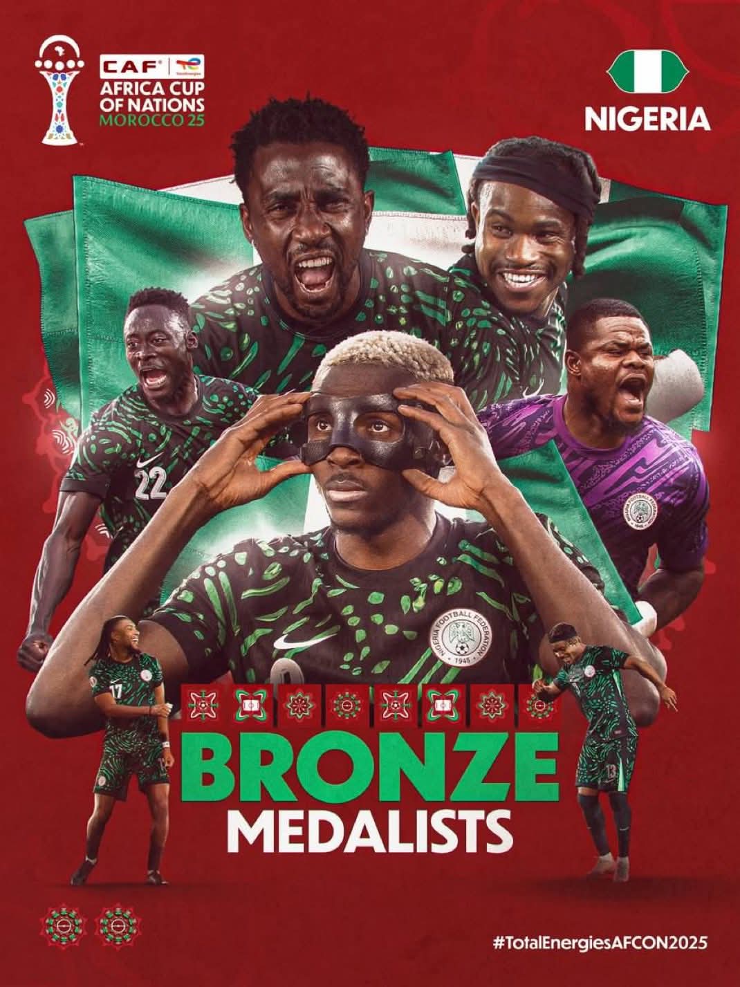 Tinubu to Super Eagles: This bronze medal feels good like gold