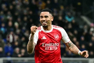 Jesus brace fires Arsenal past Inter, seals last-16 spot