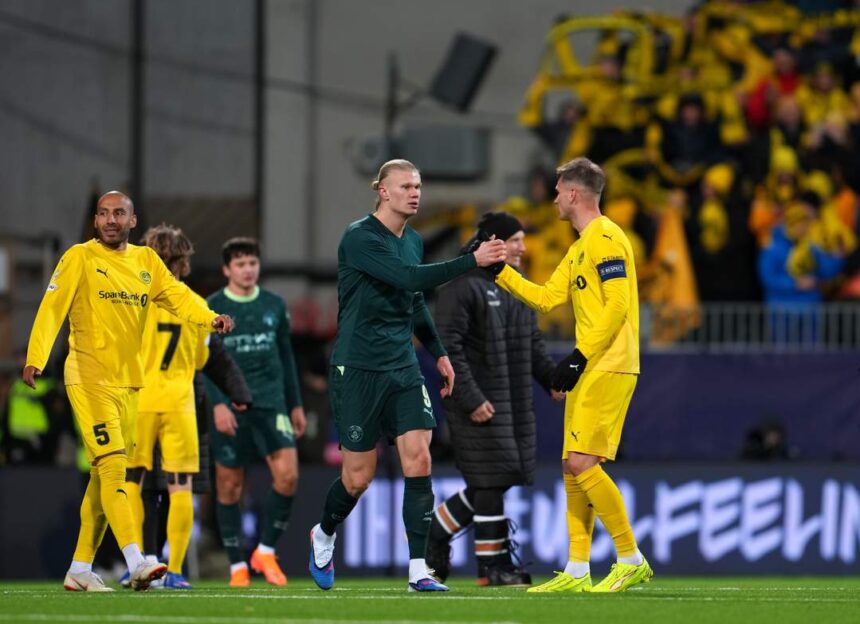 UCL: Man City shocked in Norway as holders PSG slips