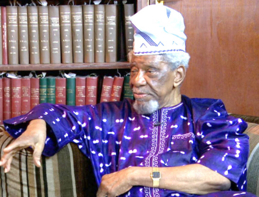 Ansar-ud-Deen society hails Lateef Okunnu at 93