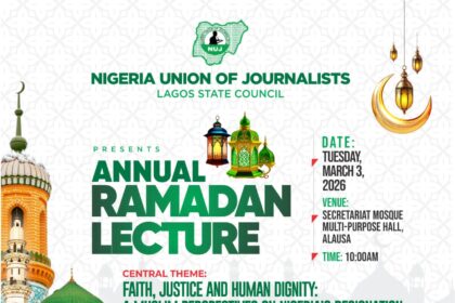 Lagos NUJ holds annual Ramadan lecture on March 3