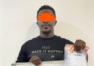 China-based businessman, two Angolans excrete 236 cocaine wraps