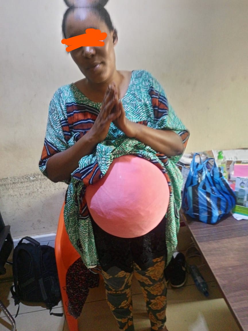 NDLEA busts woman with drugs in fake pregnancy