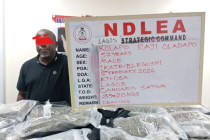 NDLEA arrests suspected drug kingpin on the watchlist since 2025